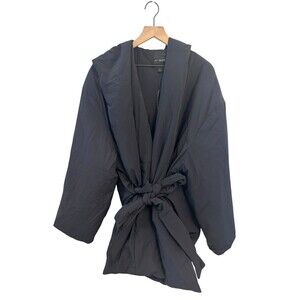 NWT Nike Skims Hooded wrap coat XL obsidian Authentic